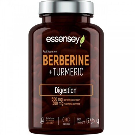 Berberine + Turmeric 90 Tablete, Essensey